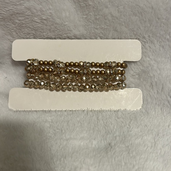 Kinsley Armelle Gold Bracelet Set - Picture 3 of 3